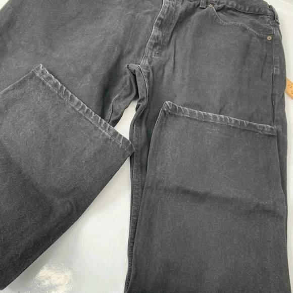 Urban Pipeline  Mens Jeans 42/30 Black Regular Fit Straight Leg 100% Cotton - Picture 3 of 7